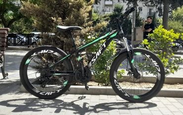 teze velosipedler: İşlənmiş İki təkərli Uşaq velosipedi Saft, 24", sürətlərin sayı: 21, Ünvandan götürmə, Ödənişli çatdırılma, Rayonlara çatdırılma