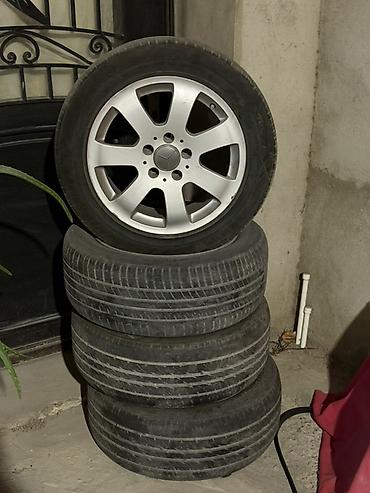 diski teker satisi: Mercedes-Benz üçün yüngül lehimli disk və şin dəsti - 4 ədəd yüngül — 1