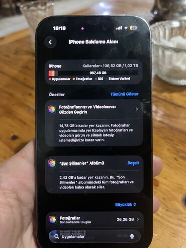16 pro max qiyməti: IPhone 14 Pro, 1 TB, Deep Purple, Face ID
