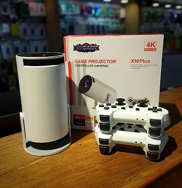 Проекторы: Игровой smart tv ПРОЭКТОР 3DGame X10 Plus с геймпадами - Модель: X10 — 3