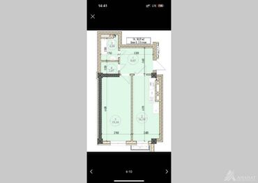 квартира ош долго: 1 комната, 50 м², Элитка, 2 этаж