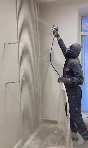 Покраска: Покраска стен, покраска потолков, покраска крыш. На масляной основе — 1