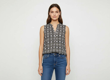 massimo dutti bluzka z długim rękawem: H&M, Women's blouse, size L