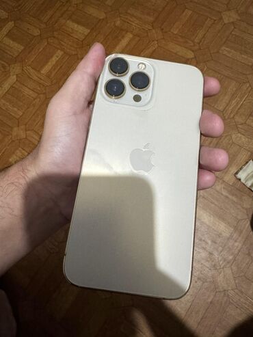 14 про мах айфон: IPhone 13 Pro Max, Колдонулган, 128 ГБ, Алтын