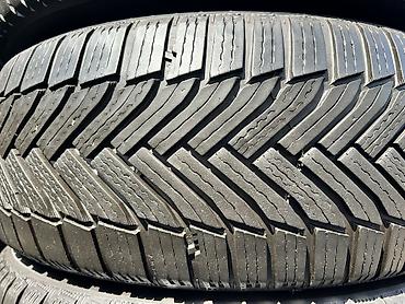 stud 100: Шины 225 / 55 / R 17, Всесезонная, Б/у, Комплект, Германия, Michelin — 2