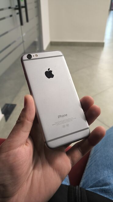 Apple iPhone: IPhone 6, Колдонулган, 64 ГБ, Space Gray, Каптама