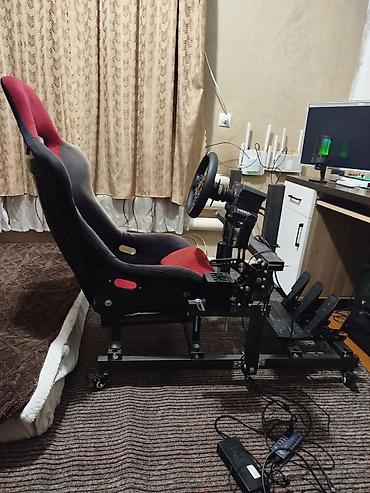 trak racer: Авто симулятор, база moza r5, педали crp со сцеплением, коробка — 5