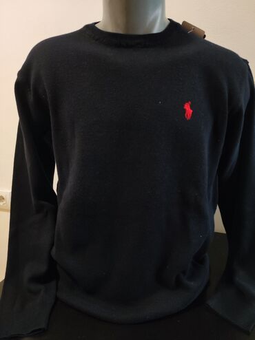 Džemperi: Džemper, Ralph Lauren, bоја - Siva, Pamuk — 12