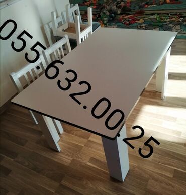 Sifarişlə masa və oturacaq dəstləri: Dördbucaq masa, Mətbəx üçün, Dəhliz üçün, Eyvan üçün, Digər adam sayı, Açılmayan, Azərbaycan, Zəmanətli — 24