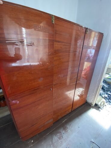 пластиковый шкаф для посуды: Кийим салуучу шкаф, Колдонулган, Түз, Жыгач