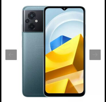 Poco: Poco M5, Колдонулган, 128 ГБ, түсү - Жашыл, 2 SIM