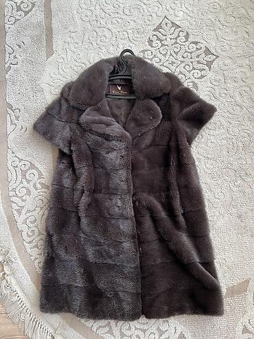 купить пальто: Шуба, Норка, По колено, Китай, L, XL — 2