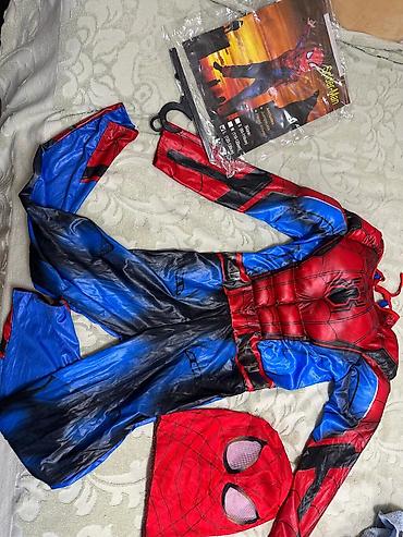 Организация мероприятий: Uşaq üçün “Spider-Man” kostyumu 6,7,8 yas uygun - L: 120–130 sm boy — 2