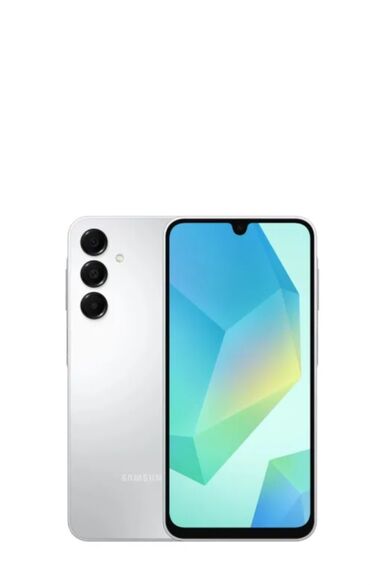 кнопочный телефоны: Samsung Galaxy A15, Б/у, 128 ГБ, цвет - Серебристый, 1 SIM, 2 SIM