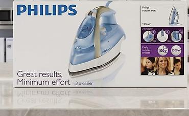 buxarli mop: Philips buxar ütüsü – güclü və rahat ütüləmə üçün. - Güc: 2300 W – — 1