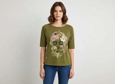 bluzki z napisem ciao: CKH Clockhouse, Women`s T-shirt, size S at lalafo.pl bluzki z napisem ciao: CKH Clockhouse, Women`s T-shirt, size S