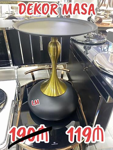 divan fabrika: Dekor masa - Qiymət: 119₼ - İstehsal: Türk fabrika - Ölçülər — 1