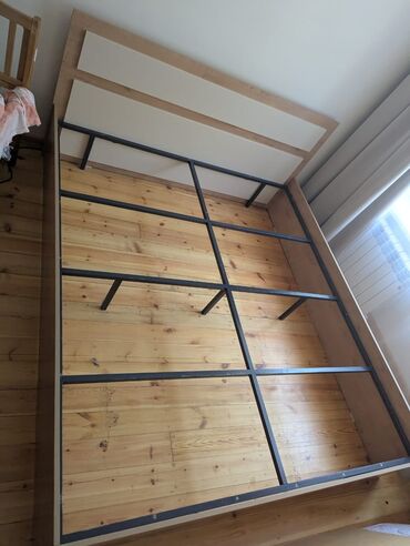 двуспальные кровати фото и цена: Эки кишилик керебет, Колдонулган, Without a mattress, узуну - 220 см