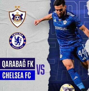ekran üçün şəkillər: Qarabağ FK – Chelsea FC futbol oyunu üçün 2 bilet. Bilet 2 ci sektor