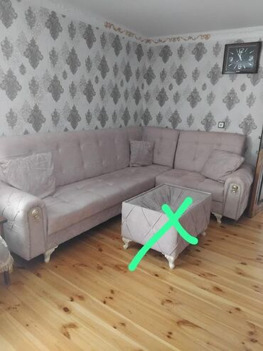 qab alanlar: Künc divan, Yeni, Açılmayan, Bazasız, Parça, Çatdırılma yoxdur
