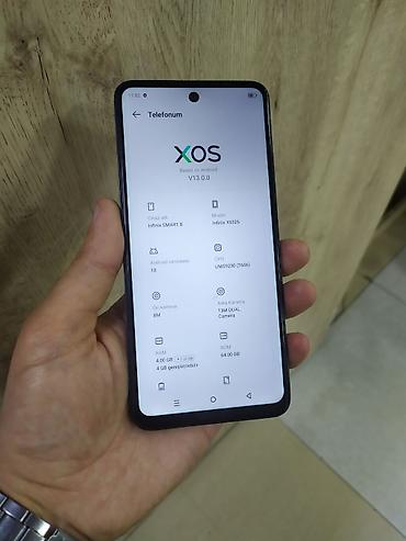 tecno slim qiyməti: Infinix Smart 8, 64 GB, rəng - Qara — 2