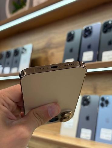 Apple iPhone: IPhone 14 Pro, 128 GB, Matte Gold, Zəmanət, Face ID, Sənədlərlə — 5