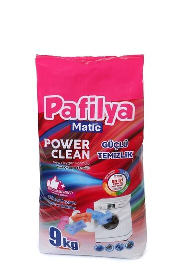 средство для чистки стиральной машины: Pafilya Matic Power Clean – Çamaşır tozu, 9 kq - Yeni Oksigen Formulu
