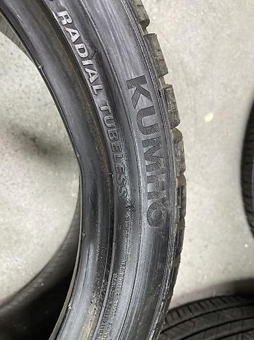 14500: Шины 235 / 40 / R 18, Зима, Б/у, Комплект, Легковые, Корея, Kumho — 5