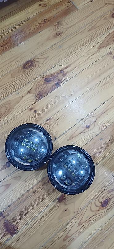 Ehtiyat hissələri: Məhsul: 7 düym LED ön faralar (cüt) - Tip: Dairəvi 7" LED faralar, H4 — 2