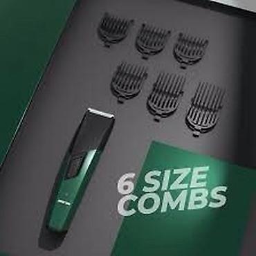 jbl: Триммер для волос Green Lion TrimFlex с шестью насадками в комплекте — 4