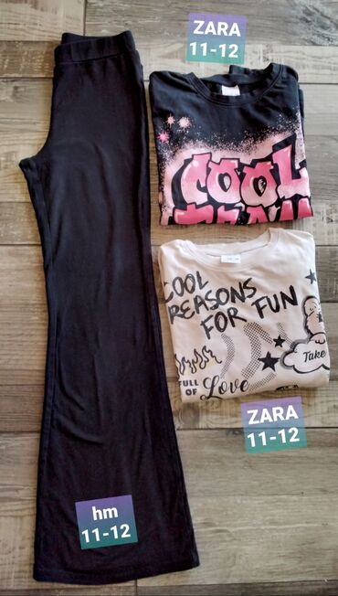 zara odeca za decu: Zara, Flared trousers, color - Black