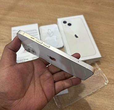 ayfon ikis: IPhone 13, 128 GB, Starlight, Zəmanət, Simsiz şarj, Face ID — 3