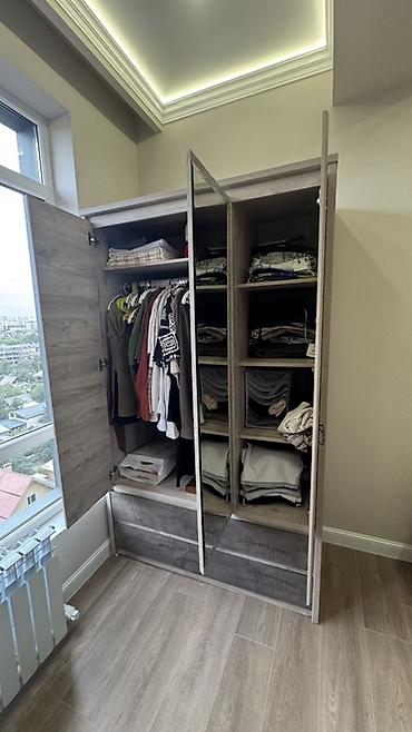 standing mirror: Шифоньер, шкаф для одежды, Б/у, Прямой, ЛДСП — 2