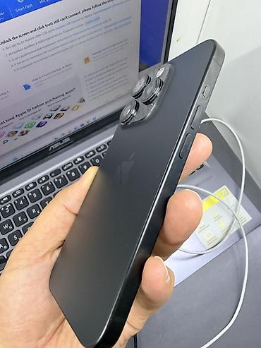 Apple iPhone: IPhone 15 Pro, Б/у, 128 ГБ, Черный, Защитное стекло, Чехол, 87 % at lalafo.kg — 4 Apple iPhone: IPhone 15 Pro, Б/у, 128 ГБ, Черный, Защитное стекло, Чехол, 87 % — 4