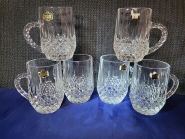 Čaše: Solje univerzalne,kristal,led kristal Zajecar. 70te. Solje su — 5