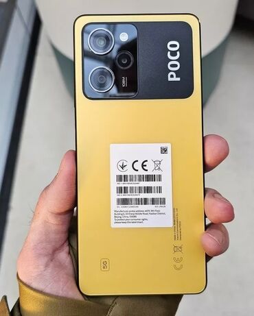redmi 9 а: Poco X5 Pro 5G, Колдонулган, 256 ГБ, түсү - Сары, 2 SIM