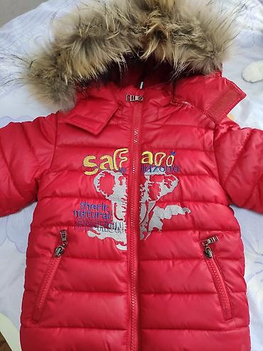 Верхняя одежда: Куртка детская зимняя, стильная, размер 116 см. 4-8 лет. (Листайте — 15