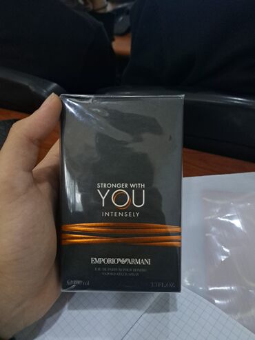 kişi ətir: Stronger Wity You Intensely 100ml tam orijinal SWY Intensely 100мл