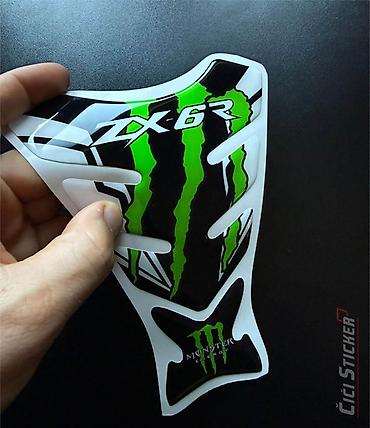 fuel quantity control valve: Kawasaki ZX6R Monster Tank pad - Štitnik rezervoara -2781 Daj svom — 3