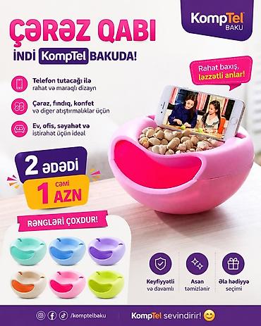 cerez: Çərəz qabı – telefon tutacaqlı, rahat və funksional dizayn - Çərəz — 1