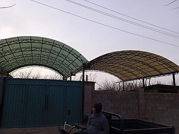 Навесы: Металлоконструкции и монтаж навесов/козырьков под ключ крыша франтон — 1