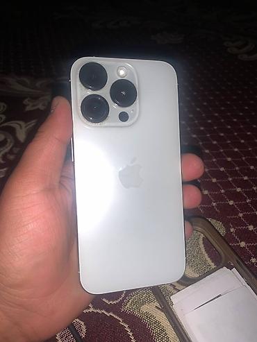 Apple iPhone: IPhone 15 Pro, Б/у, 256 ГБ, White Titanium, Чехол, 82 % at lalafo.kg — 1 Apple iPhone: IPhone 15 Pro, Б/у, 256 ГБ, White Titanium, Чехол, 82 % — 1