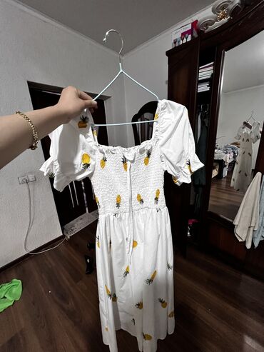 платье сарафан: Детское платье, цвет - Белый, Новый