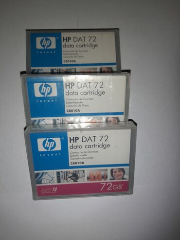 HP DAT 72 data cartridge Yaponiya təzə upakovkada. 3 ədəddir. 20