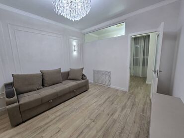 тц бишкек парк: 2 бөлмө, 53 кв. м, 108-серия, 1 кабат, Евроремонт