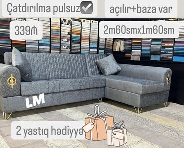 Hazır biznes: Künc divan, Qonaq otağı üçün, Nabuk, Bazalı, Açılan, Kitab