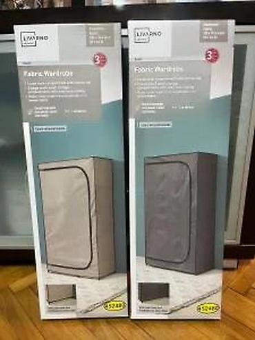 Kancelarijski ormari: LIVARNO Home BASIC – Platneni garderober - Dimenzije: približno 100 × — 5