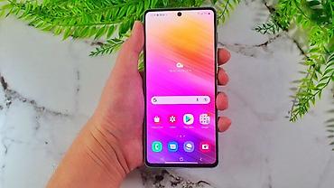 kanp: Samsung Galaxy A73 5G, rəng - Yaşıl, Barmaq izi — 5