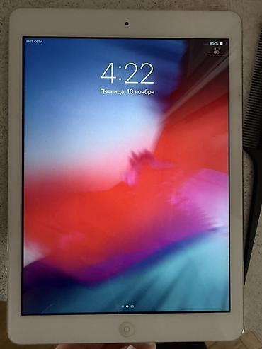 ipad air: Планшет, Apple, память 64 ГБ, 9" - 10", 3G, Б/у, Классический цвет - Серебристый — 1