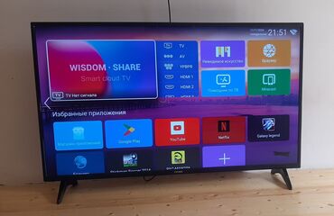 Televizorlar: Cox keffiyetli televizordu 
4k goruntu
karopkasida var